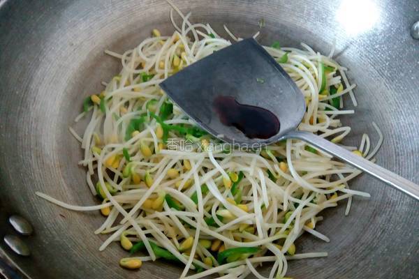 素炒辣味黄豆芽的做法图解8
