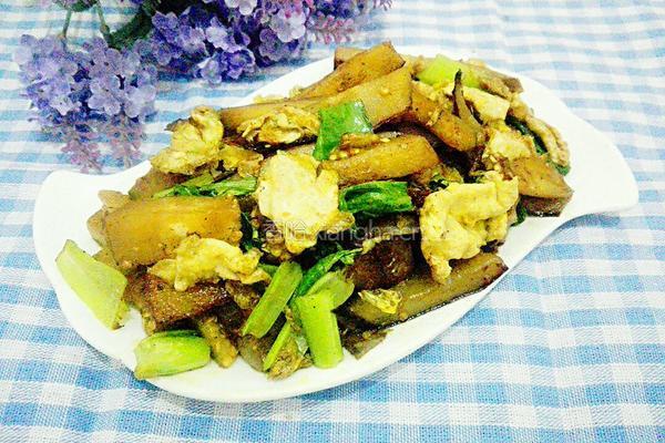 茄子炒蛋的做法图解6