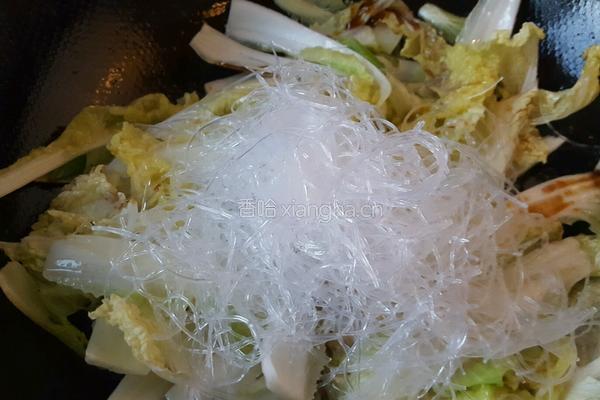 白菜炒粉丝的做法图解6