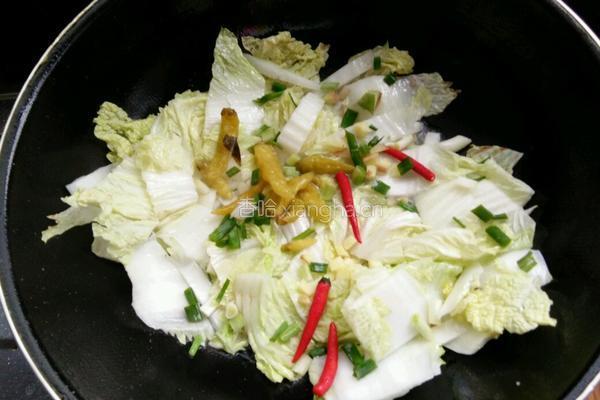 泡椒白菜的做法图解4