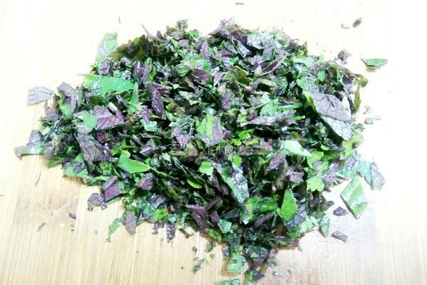 紫苏鸡蛋饼的做法图解3