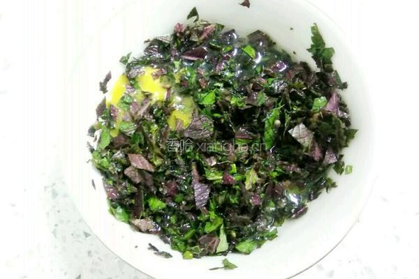 紫苏鸡蛋饼的做法图解4