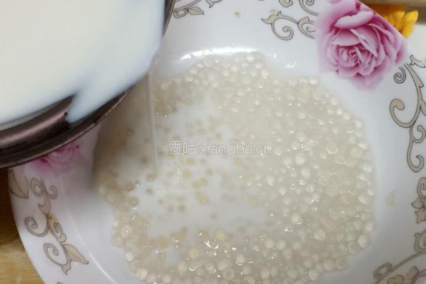 椰汁西米糕的做法图解8