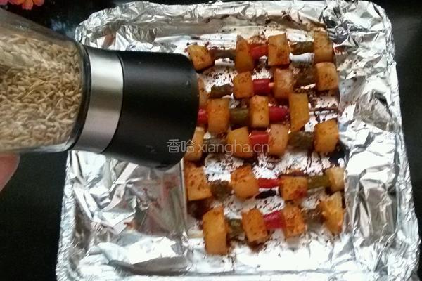 烤土豆串的做法图解6