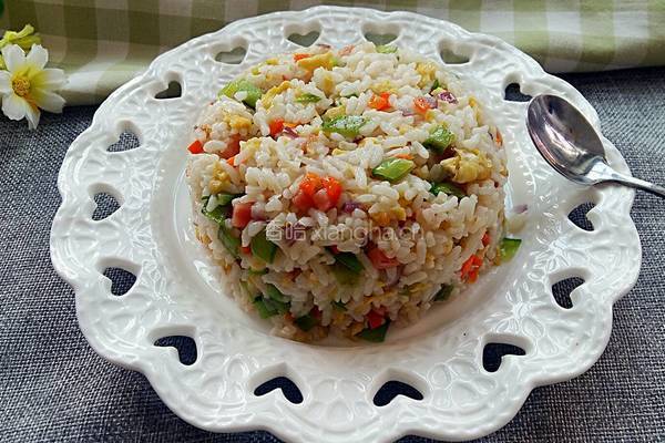 韩国泡菜炒饭的做法图解7