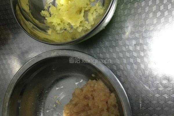 蒜蓉鸡肉火腿的做法图解2