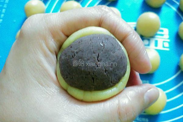 红豆馅月饼的做法图解6