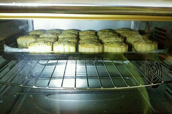 红豆馅月饼的做法图解11
