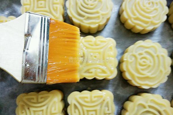 红豆馅月饼的做法图解12