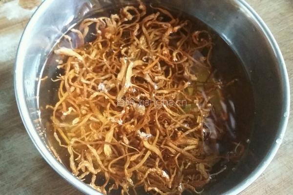 虫草花蒸瘦肉的做法图解1