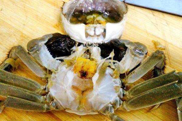 香辣河蟹的做法图解4