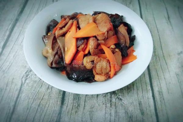 猪肉炒木耳的做法图解8