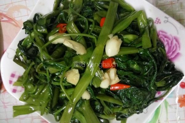 炒空心菜的做法图解7