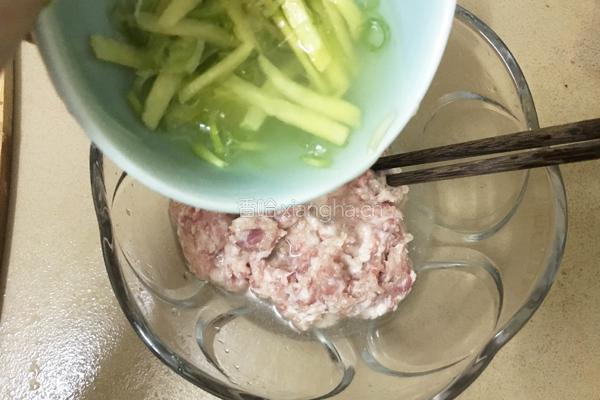 香菇肉丸的做法图解4