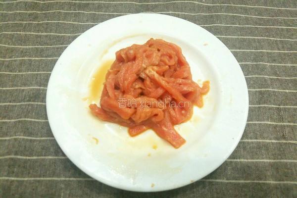 嫩姜炒肉丝的做法图解5