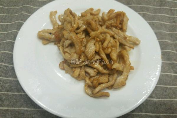 嫩姜炒肉丝的做法图解7