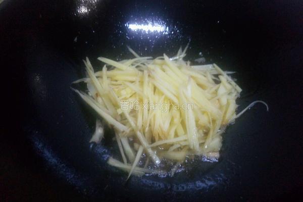 嫩姜炒肉丝的做法图解9