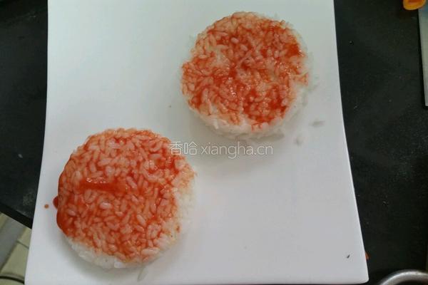 米饭汉堡的做法图解4