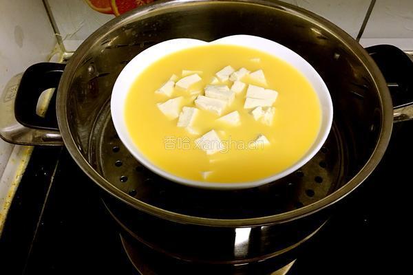 豆腐鸡蛋羹的做法图解7
