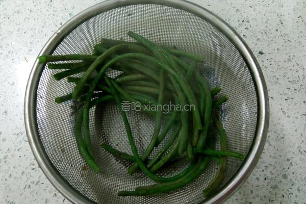 麻酱豇豆角的做法图解3