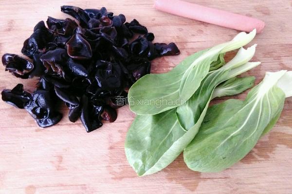 木耳菜煎饼的做法图解1