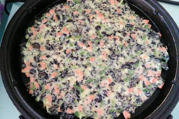 木耳菜煎饼的做法图解9