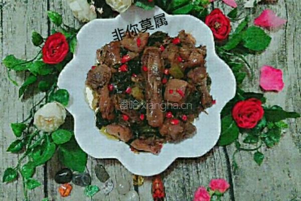 酸菜鸭子的做法图解12
