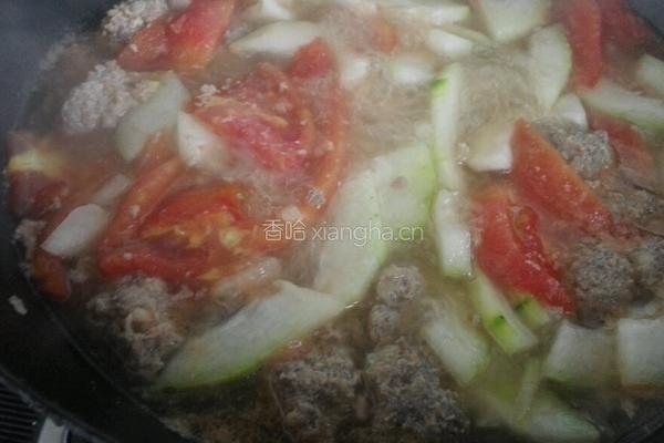 冬瓜番茄肉丸汤的做法图解7