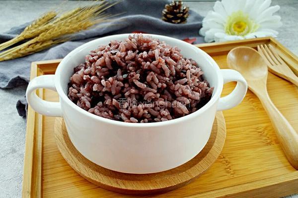 紫米饭的做法图解5