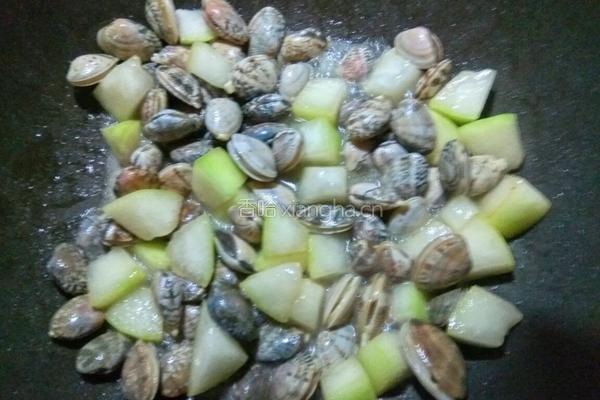 蛤蜊炒冬瓜的做法图解6