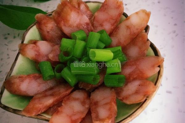 腊肠炖干豆角的做法图解2