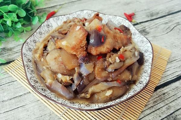 五花肉烧茄子的做法图解10