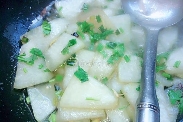 青炒冬瓜的做法图解8
