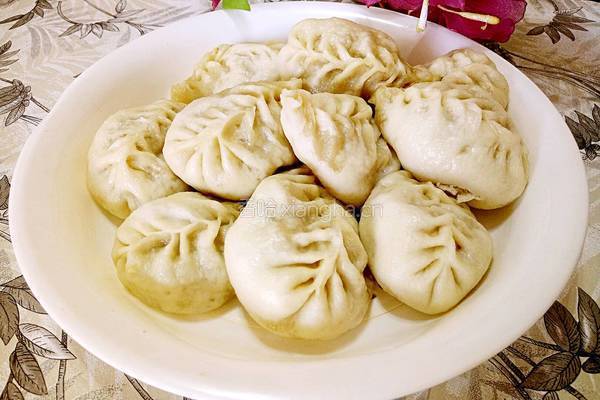 卷心菜猪肉麦穗包的做法图解21