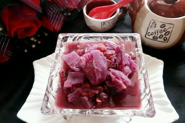 紫薯红豆汤的做法图解8