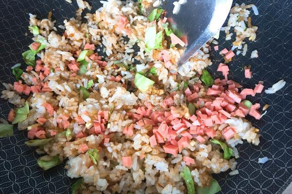 家常随意小炒饭的做法图解11