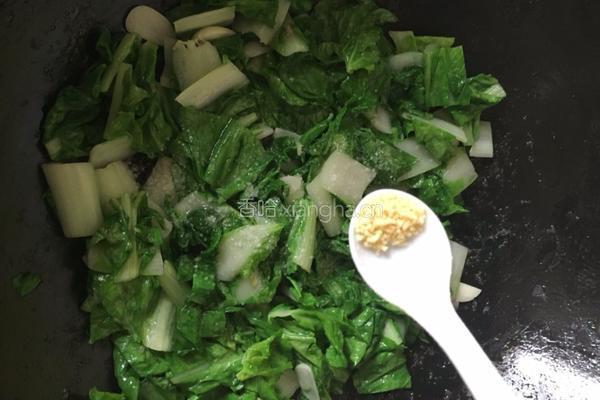 小白菜炒肉的做法图解6