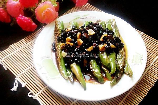 豆豉炒尖椒的做法图解6