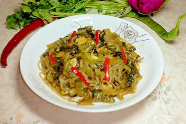 酸菜炒粉条的做法图解8
