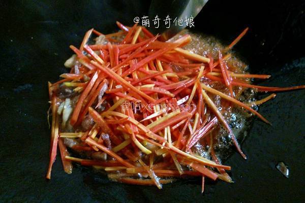绿豆芽炒面的做法图解10
