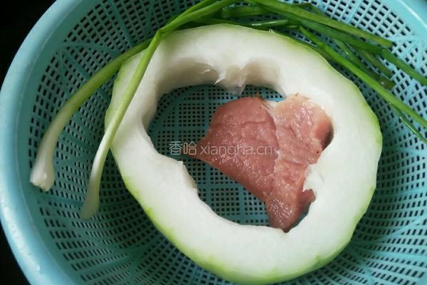 肉末冬瓜的做法图解1