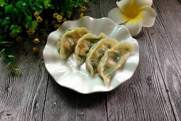 韭菜鸡蛋虾皮饺子