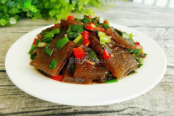 炒焖子的做法图解8