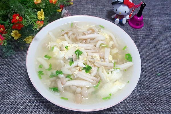 白玉菇鸡蛋汤的做法图解7