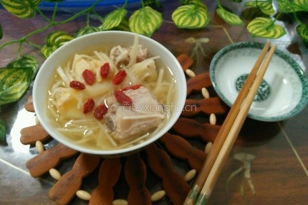 排骨海米竹笋汤的做法图解7