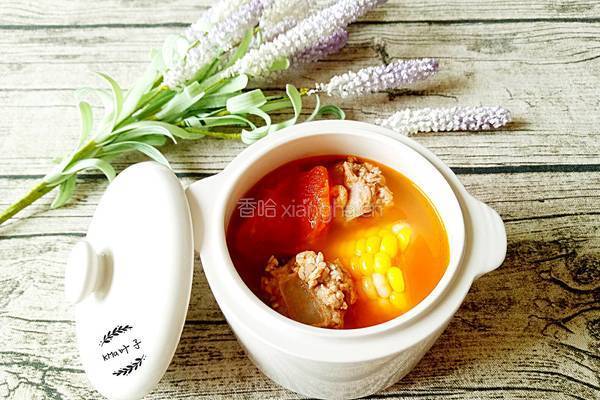 西红柿玉米排骨汤的做法图解9