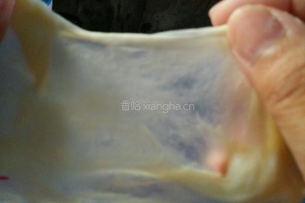 酸奶萌兔火腿面包的做法图解2