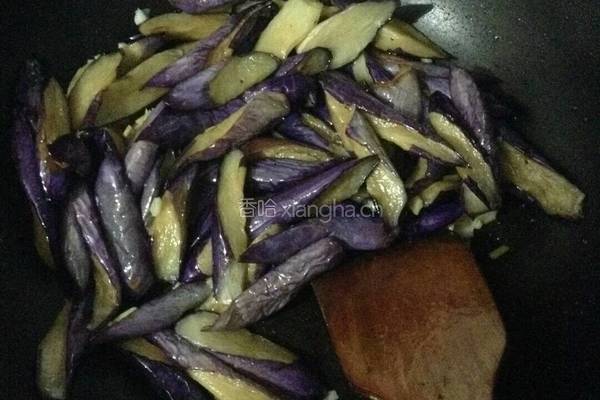 豆瓣酱茄子的做法图解6