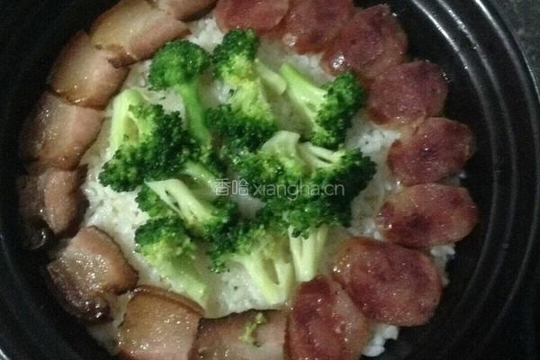 腊味煲仔饭的做法图解5