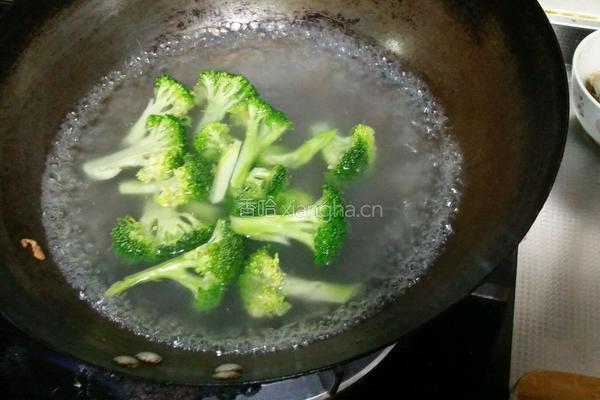 香菇炒西兰花的做法图解3